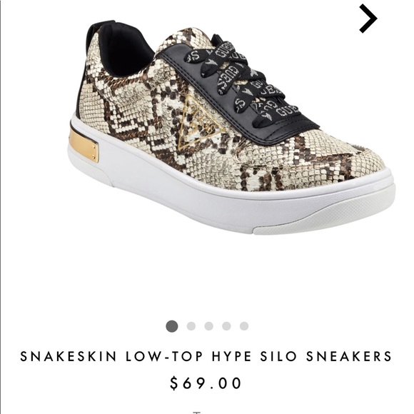 Snakeskin sneakers by Guess - Picture 2 of 4